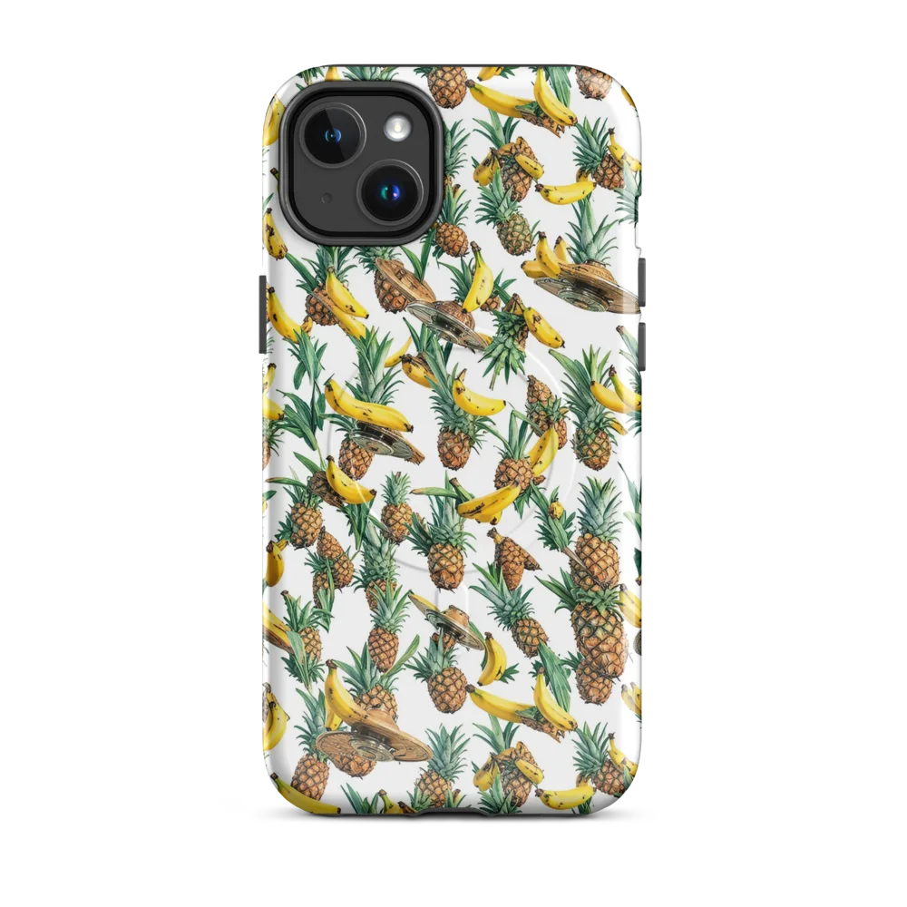 Tropical Air Mail on MagSafe Tough Case for iPhone® — Front