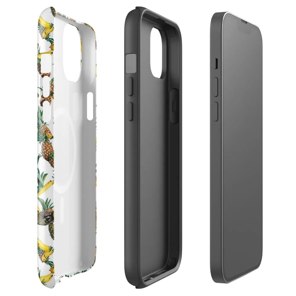 Tropical Air Mail on MagSafe Tough Case for iPhone® — Front