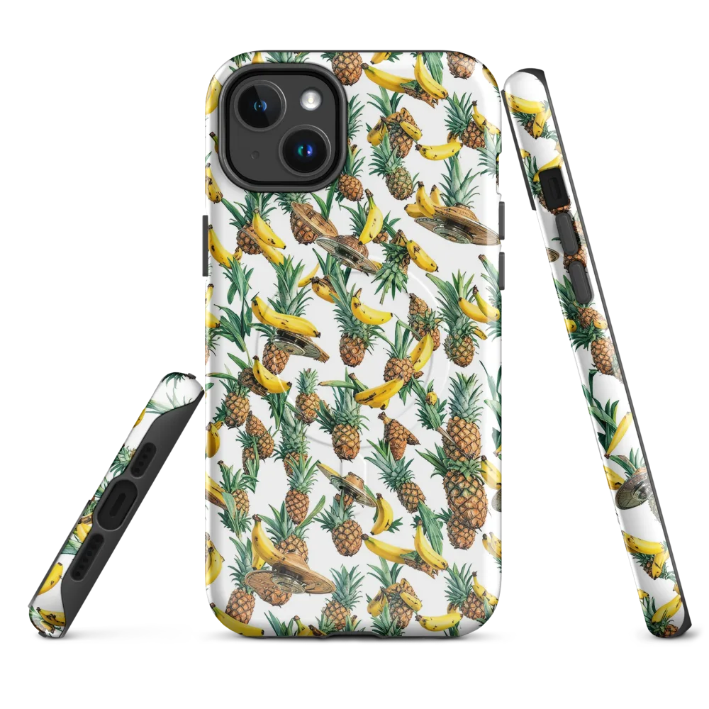 Tropical Air Mail on MagSafe Tough Case for iPhone® — Front