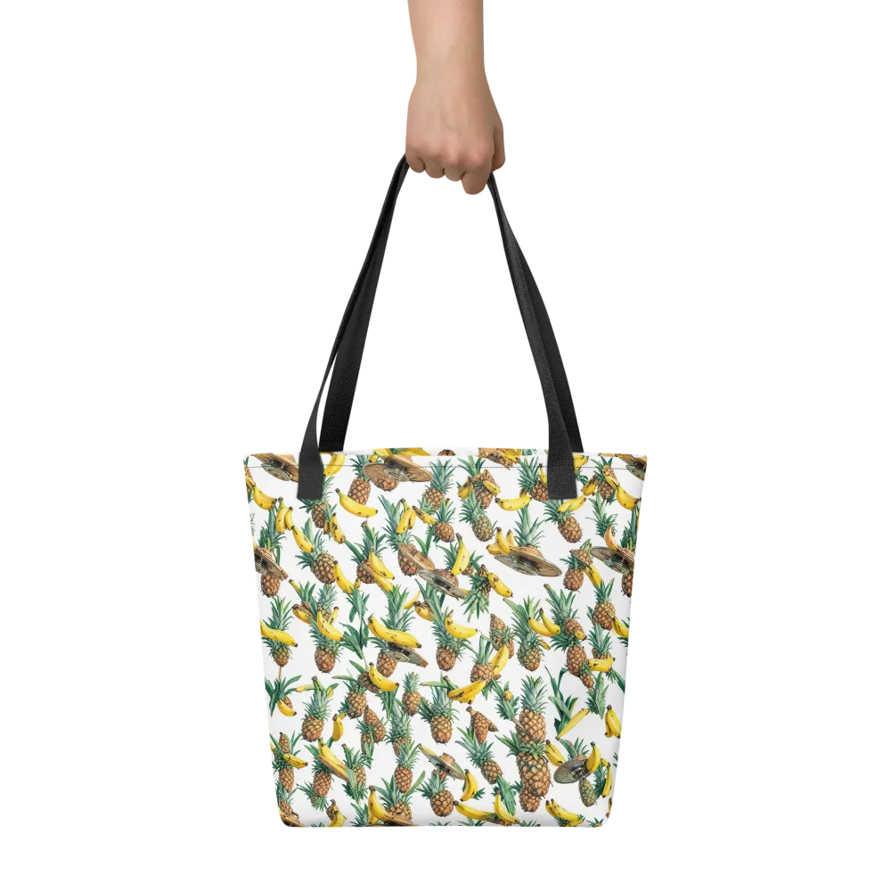 Tropical Air Mail on Tote Bag — Front