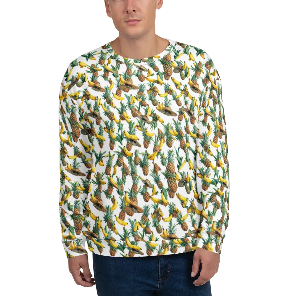 Tropical Air Mail on Sweatshirt — Front