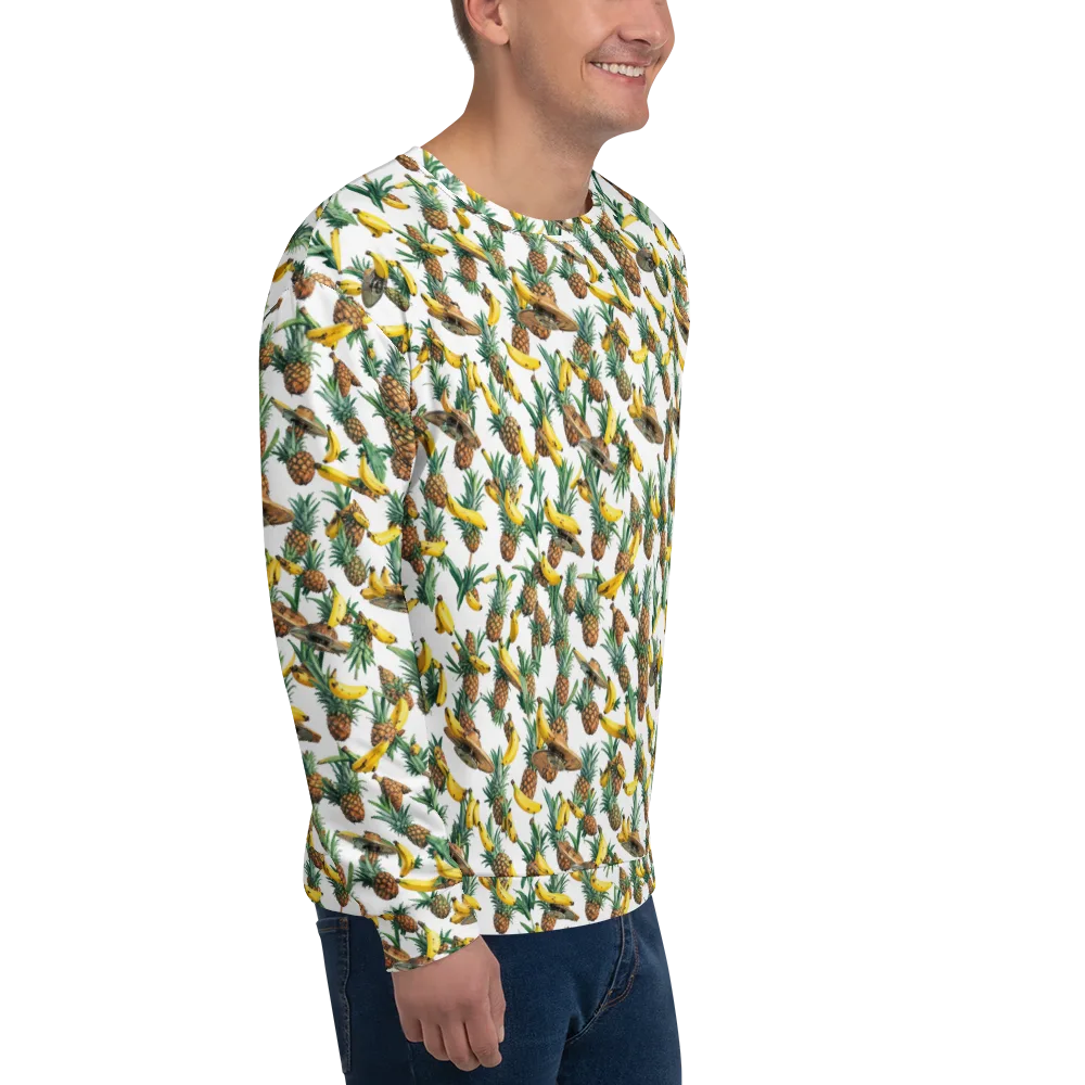 Tropical Air Mail on Sweatshirt — Right Front