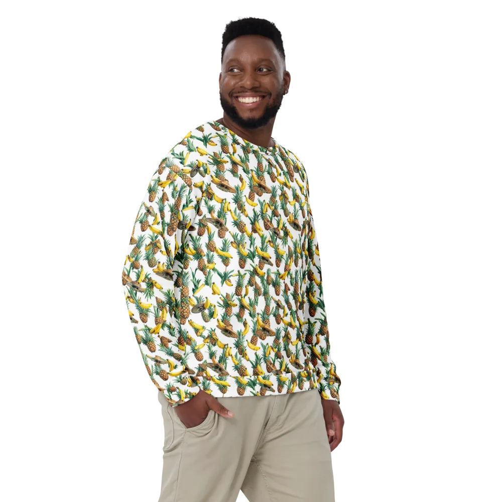Tropical Air Mail on Sweatshirt — Front