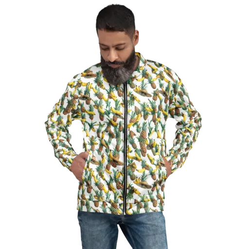 Tropical Air Mail on a Bomber Jacket