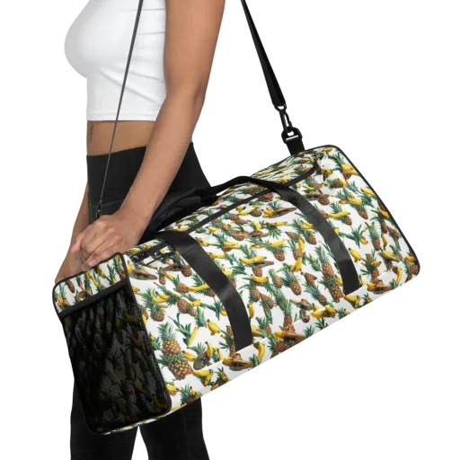 Tropical Air Mail on a Duffle Bag