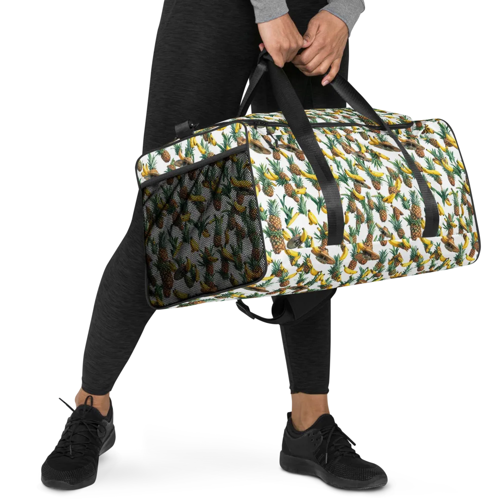 Tropical Air Mail on Duffle Bag — Right Front