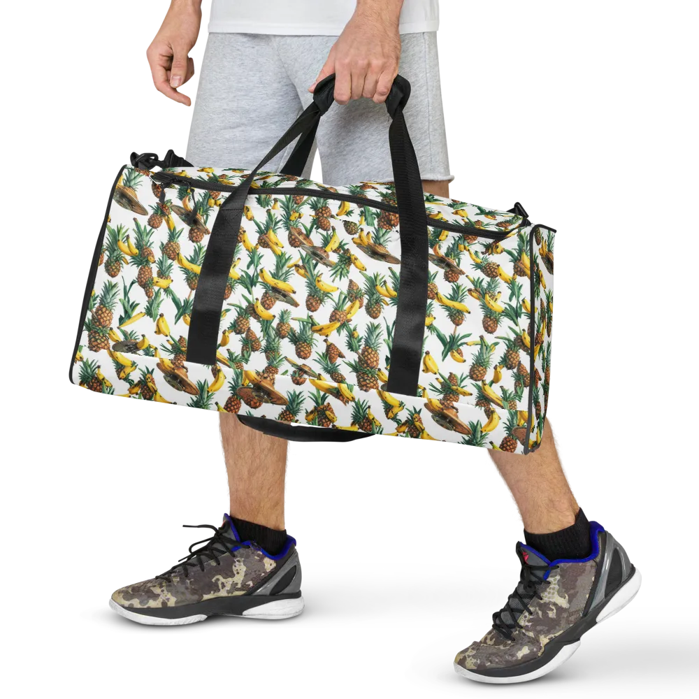 Tropical Air Mail on Duffle Bag — Front