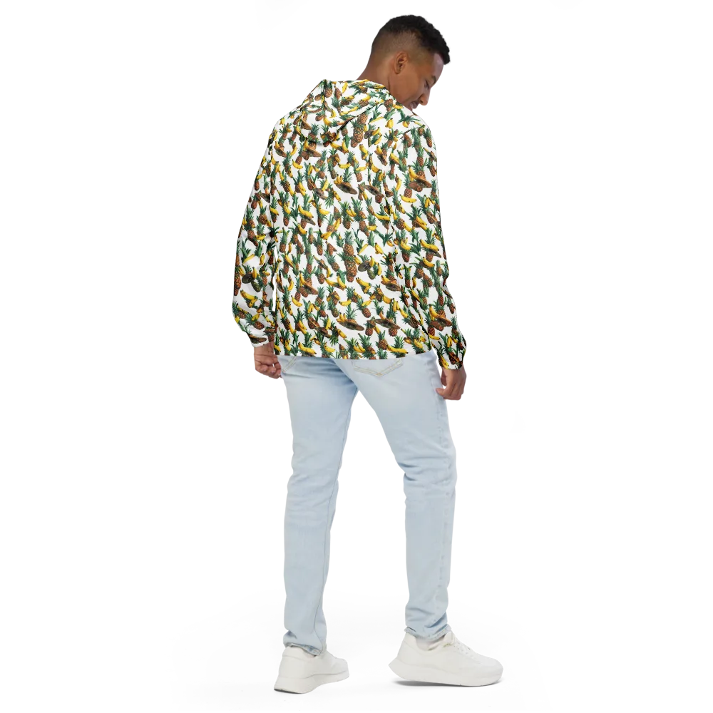 Tropical Air Mail on Men's Windbreaker — Back