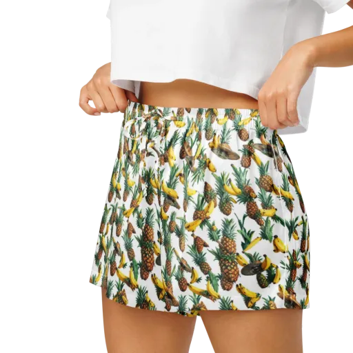 Tropical Air Mail on a Women's Pajama Shorts
