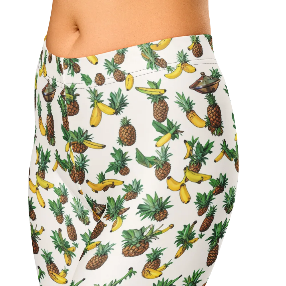 Tropical Orbit on Capri Leggings — Zoomed-in