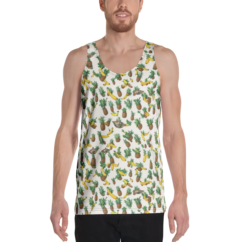 Tropical Orbit on Men's Tank Top — Front
