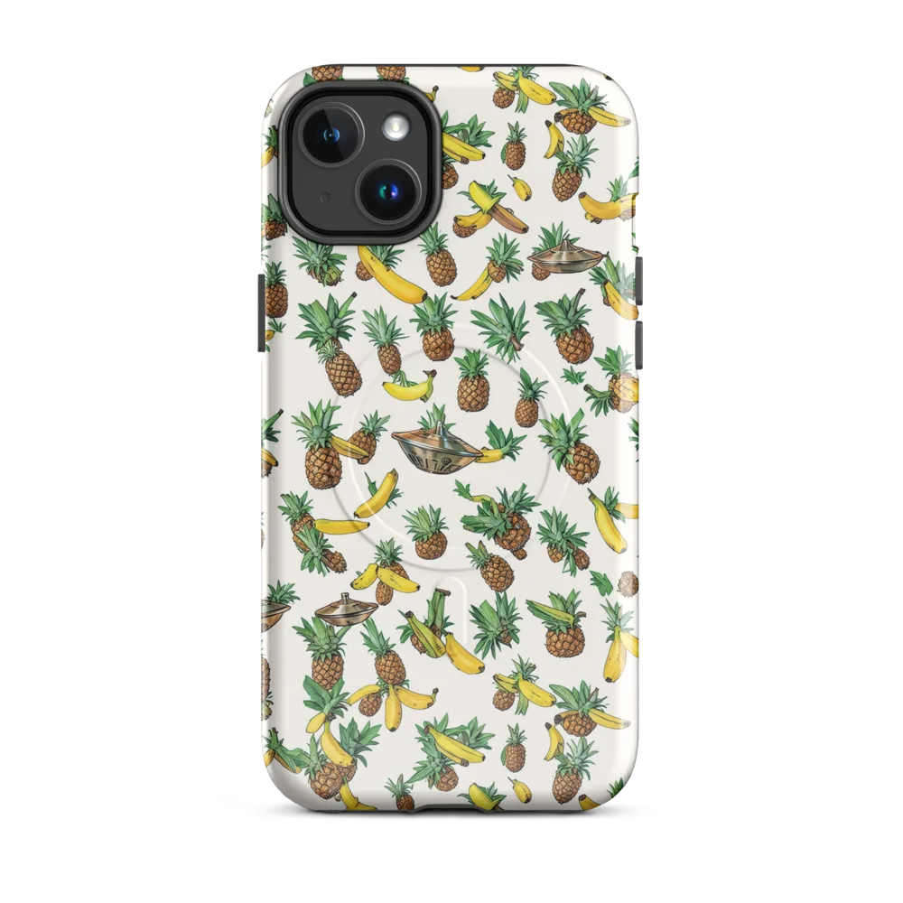 Tropical Orbit on MagSafe Tough Case for iPhone® — Front