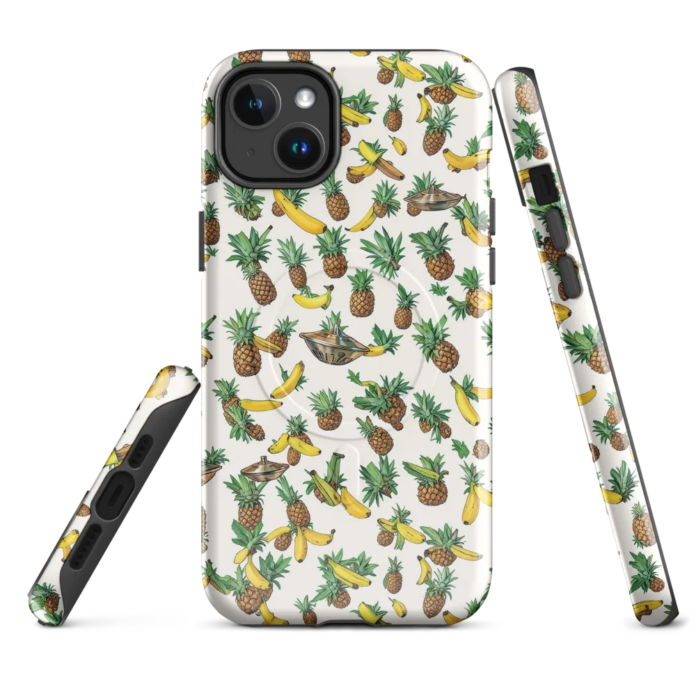 Tropical Orbit on MagSafe Tough Case for iPhone® — Front