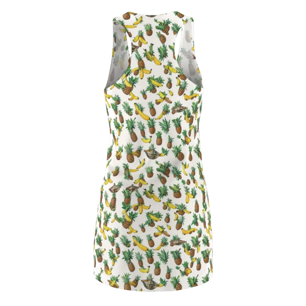 Tropical Orbit on Racerback Dress — Back