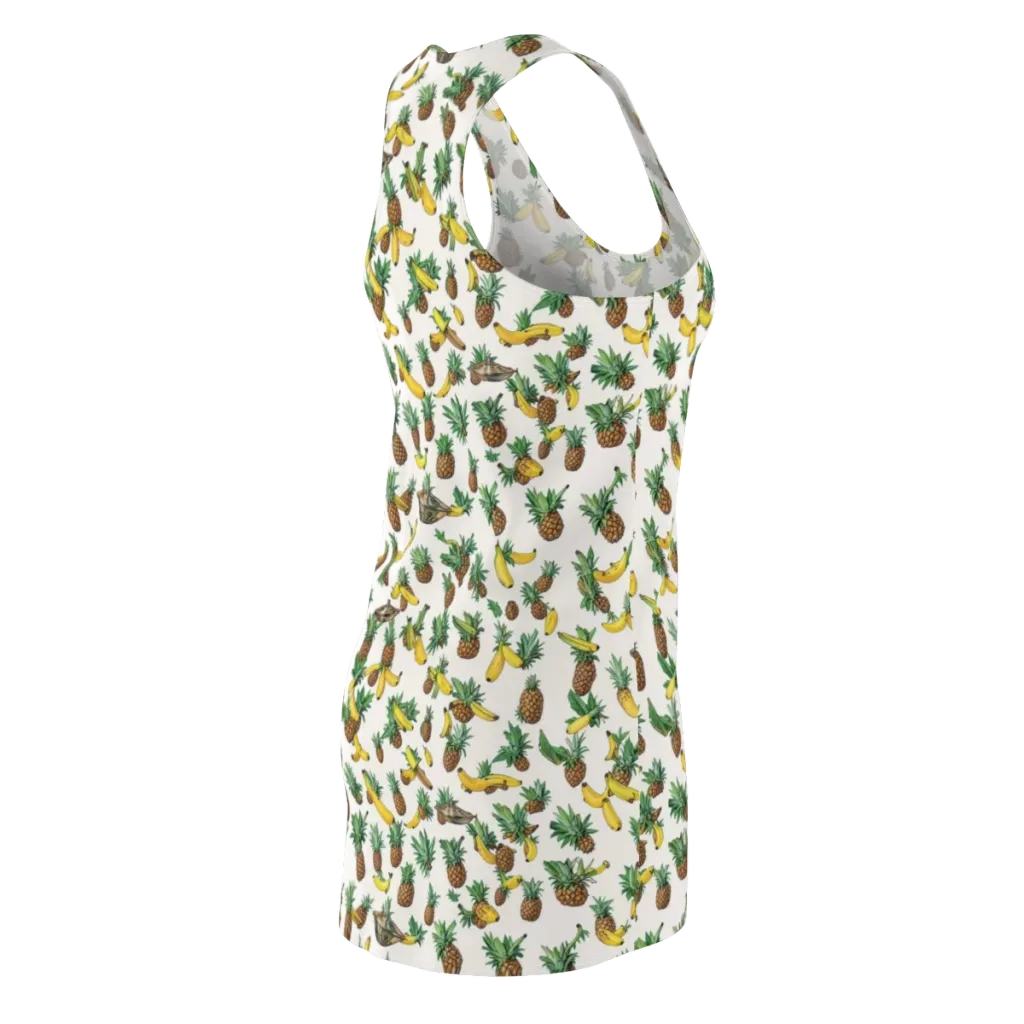 Tropical Orbit on Racerback Dress — Back Side