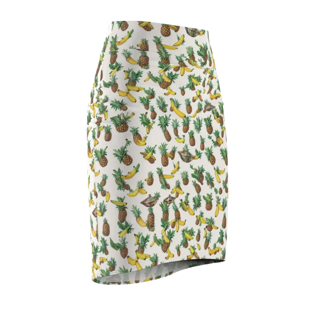 Tropical Orbit on Pencil Skirt — Front Side