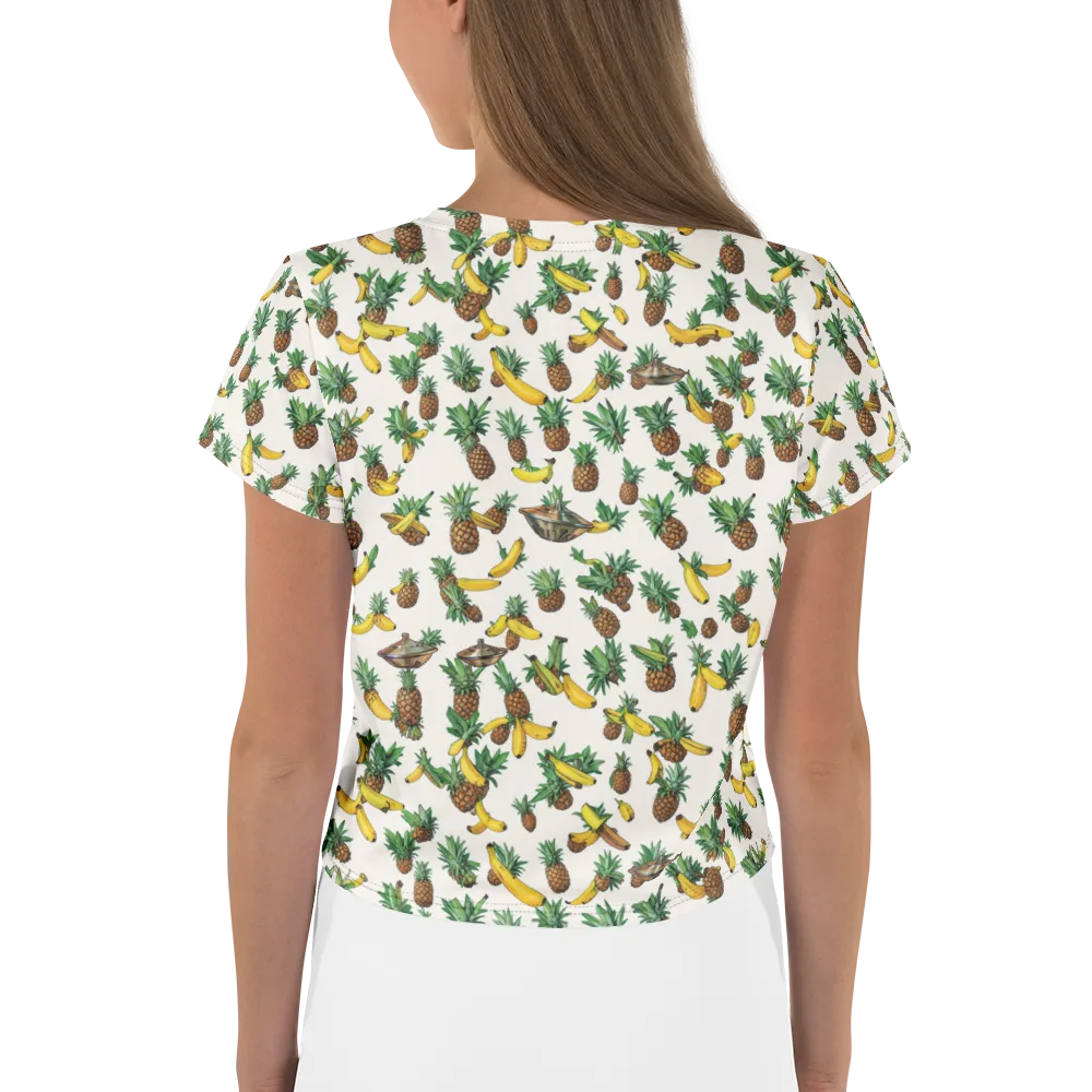 Tropical Orbit on Crop Tee — Back