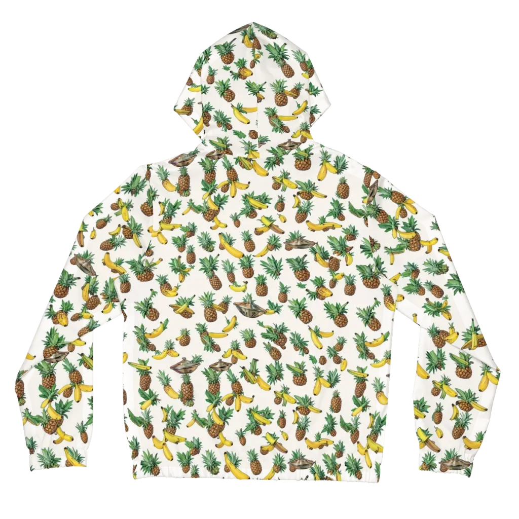 Tropical Orbit on Women's Full-Zip Hoodie — Back