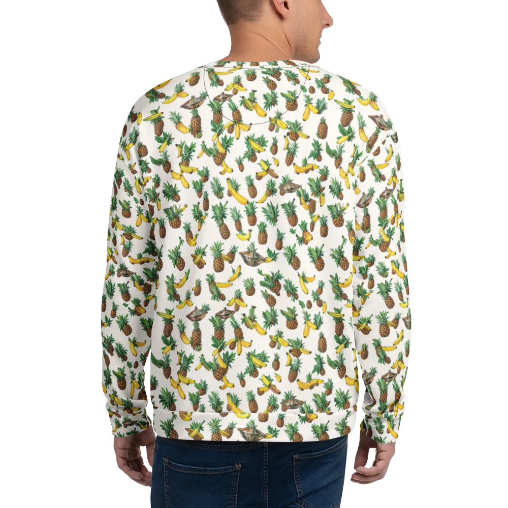Tropical Orbit on Sweatshirt — Back