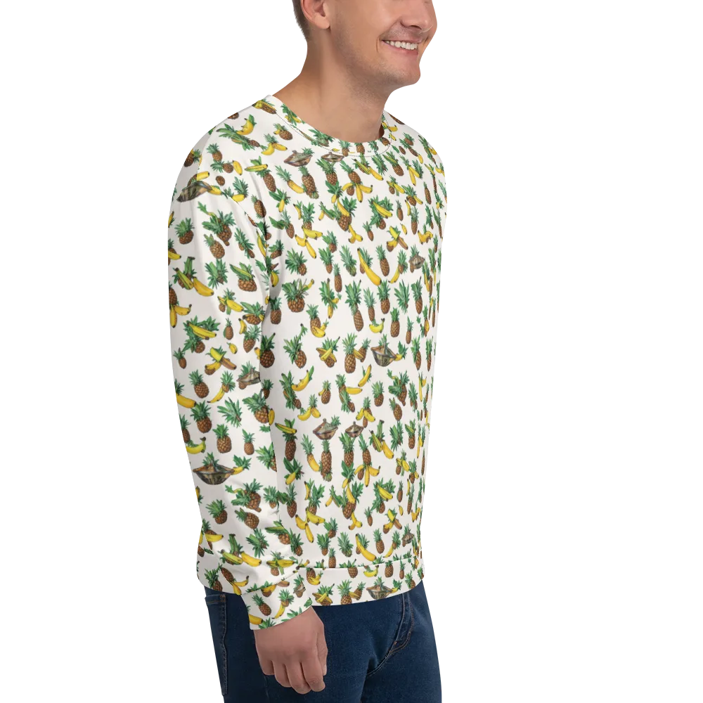 Tropical Orbit on Sweatshirt — Right Front