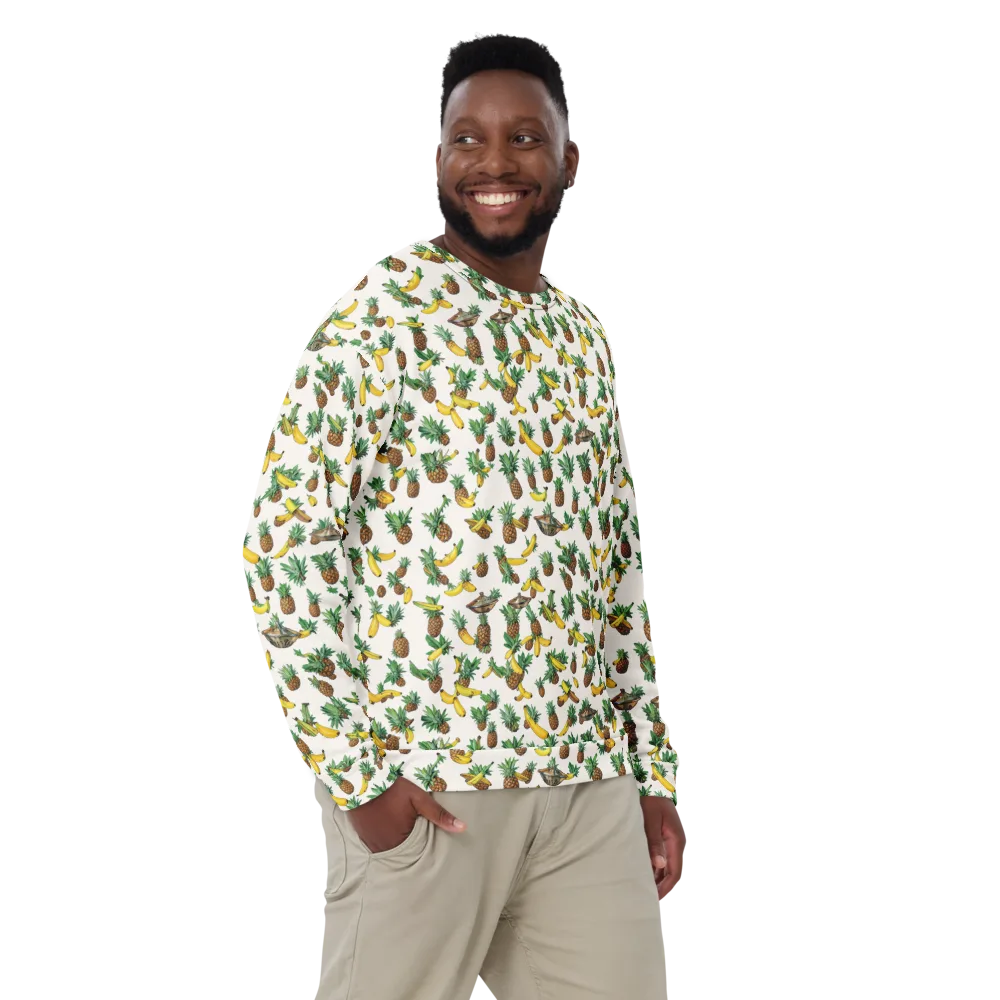 Tropical Orbit on Sweatshirt — Front