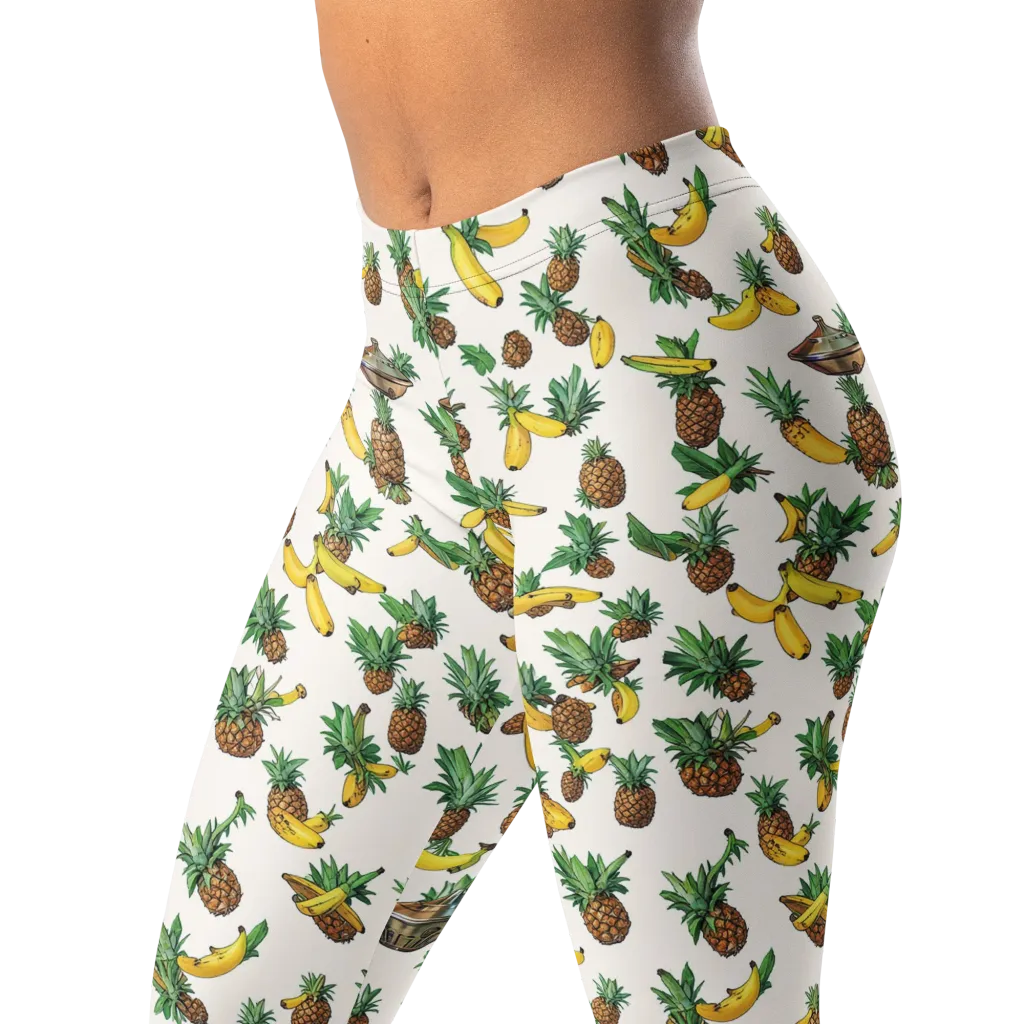 Tropical Orbit on Leggings — Left Front