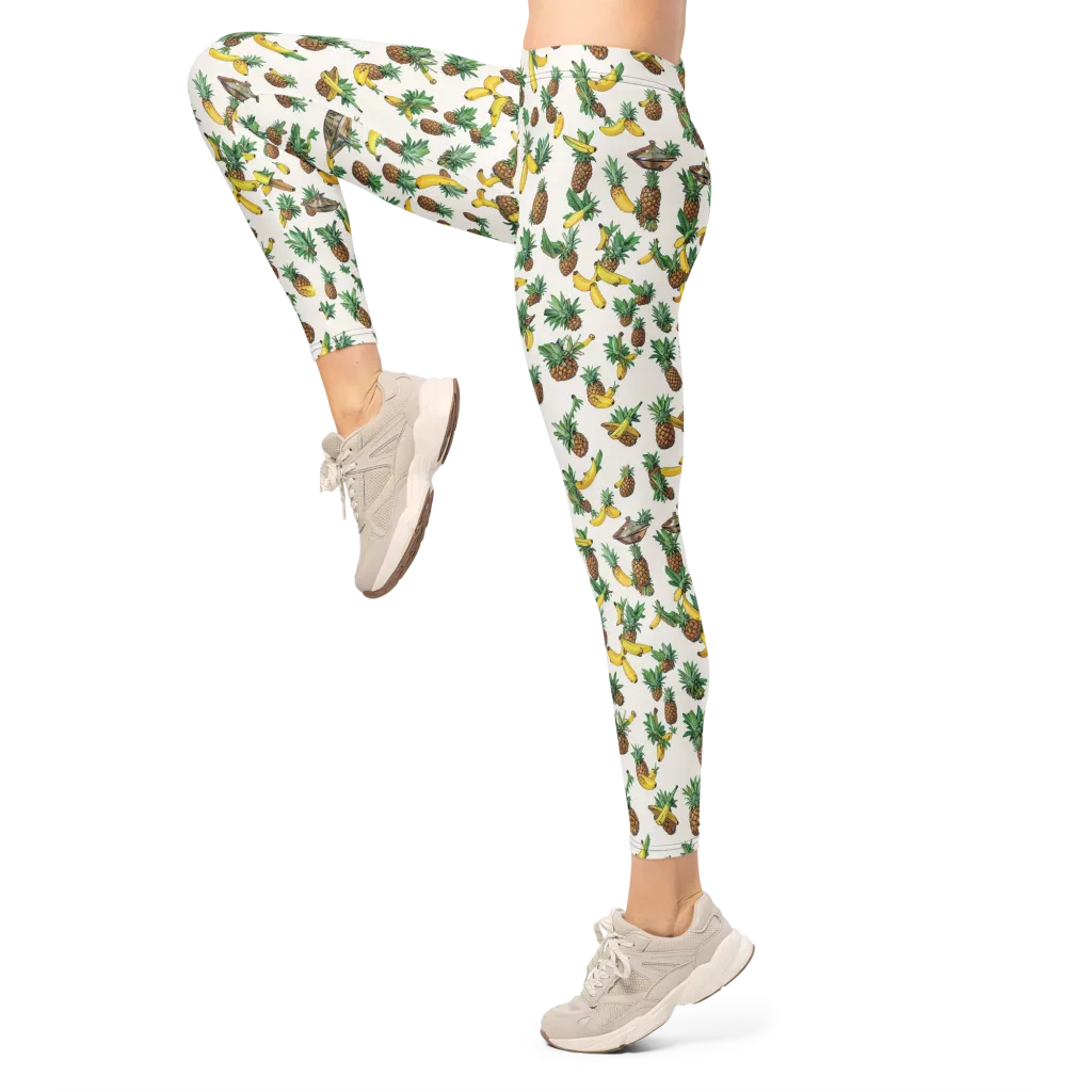 Tropical Orbit on Leggings — Left