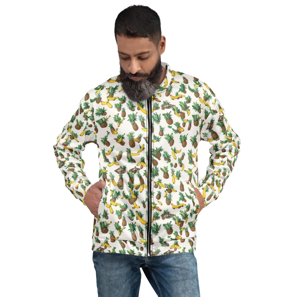 Tropical Orbit on Bomber Jacket — Front