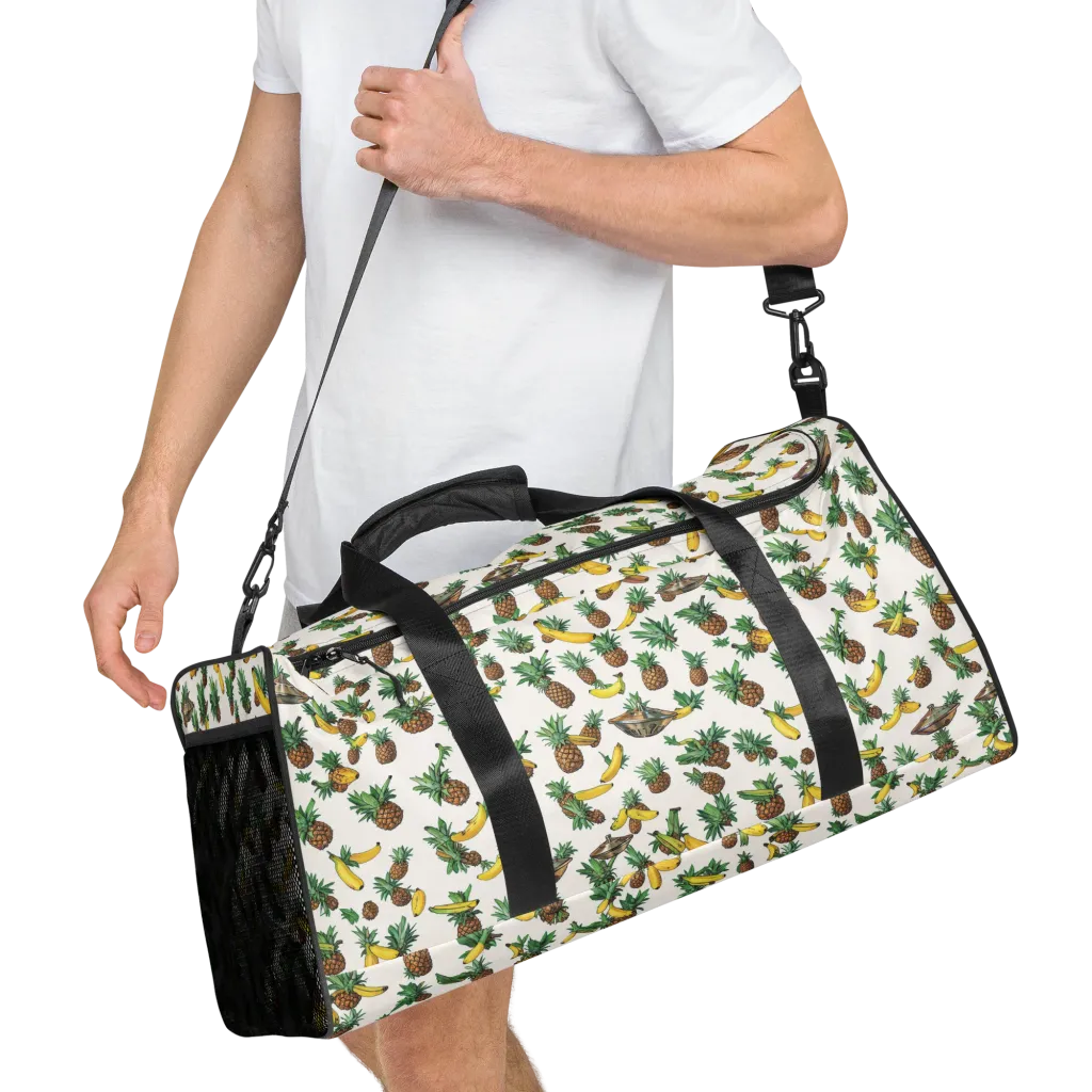 Tropical Orbit on Duffle Bag — Right Front