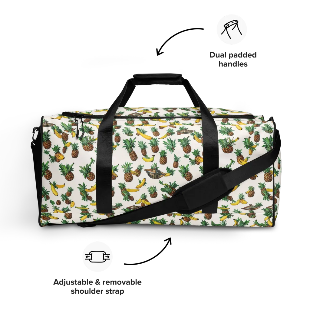 Tropical Orbit on Duffle Bag — Front