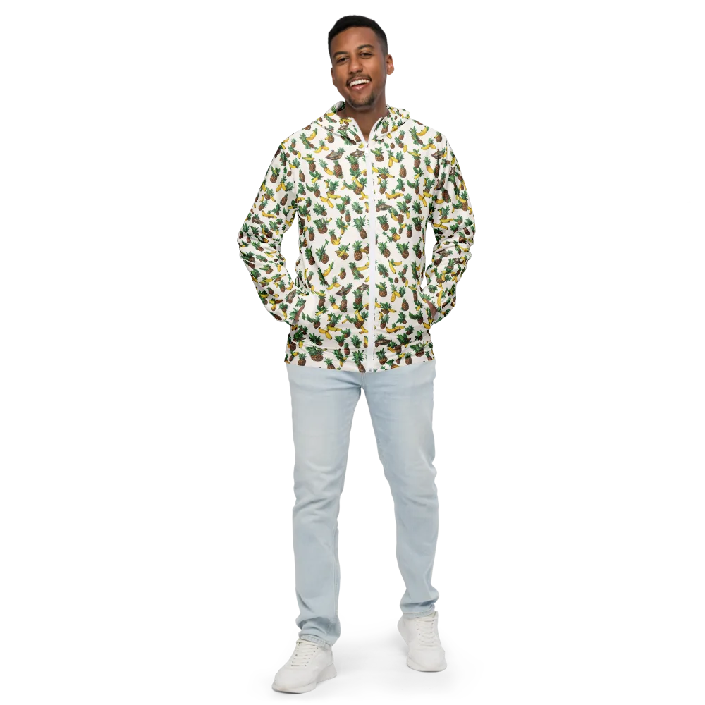 Tropical Orbit on Men's Windbreaker — Front