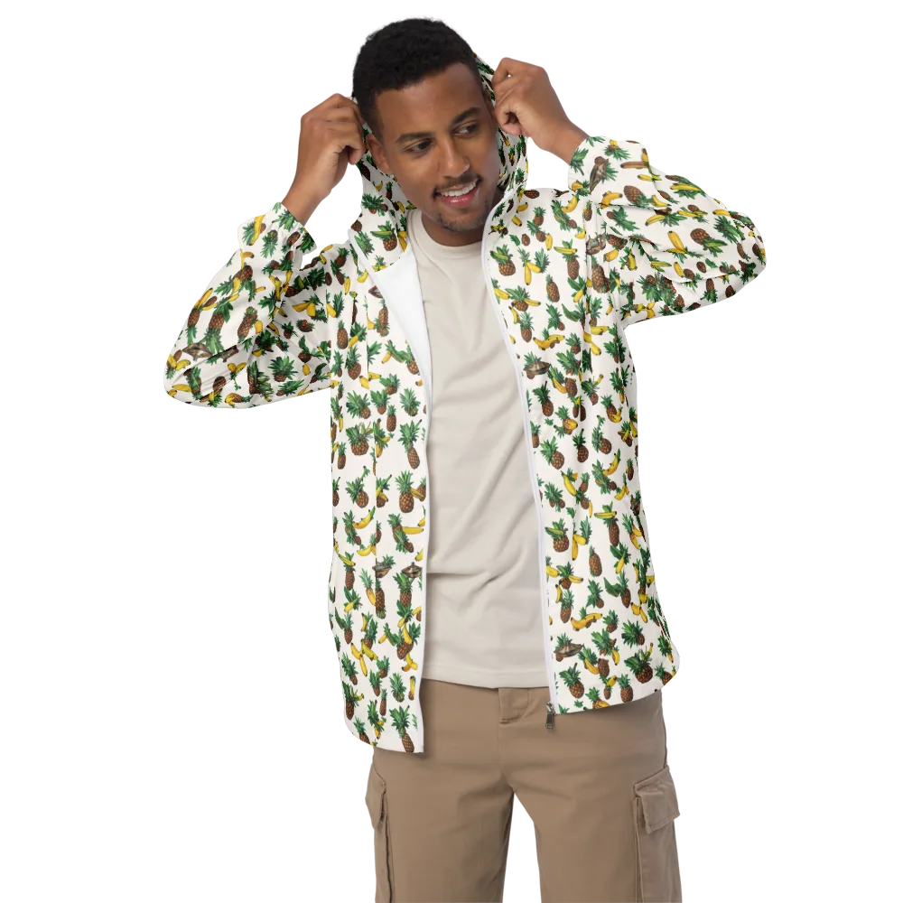 Tropical Orbit on Men's Windbreaker — Front