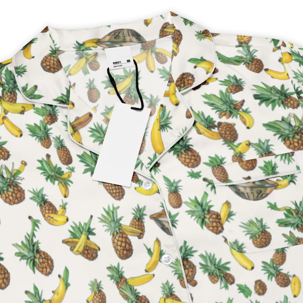 Tropical Orbit on Women's Short Sleeve Pajama Top — Product details
