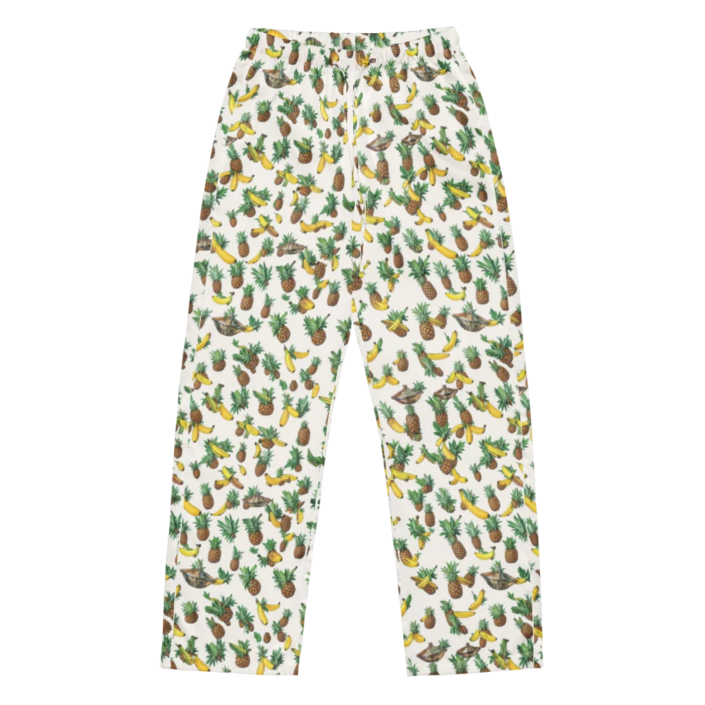 Tropical Orbit on Women's Pajama Pants — Front