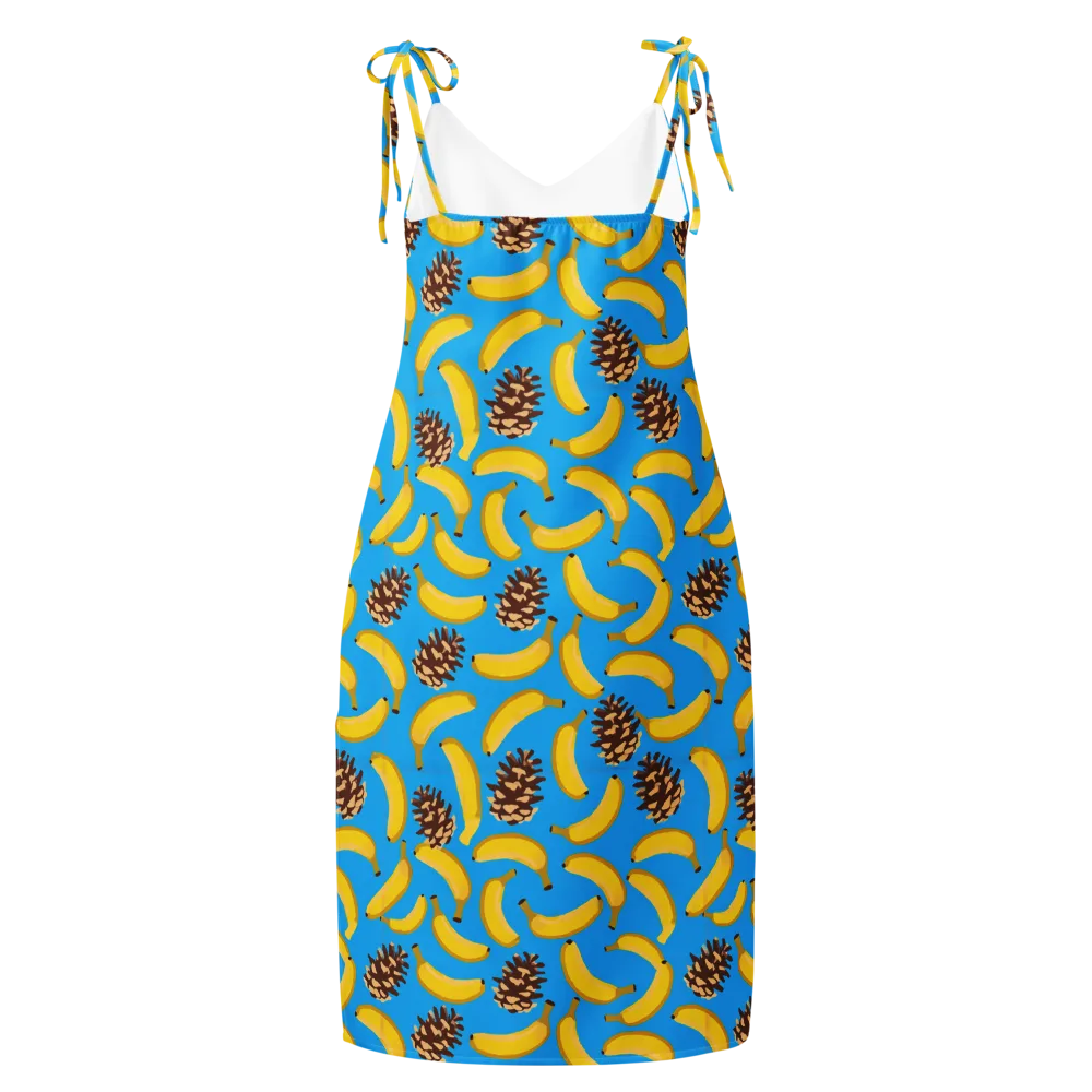 Tropic Timber on Slip Dress — Back