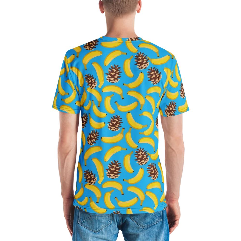 Tropic Timber on Men's Crew Neck T-Shirt — Back