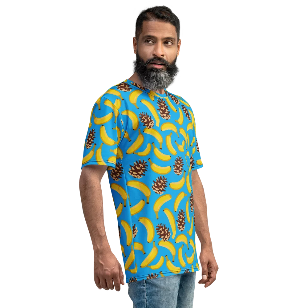 Tropic Timber on Men's Crew Neck T-Shirt — Right