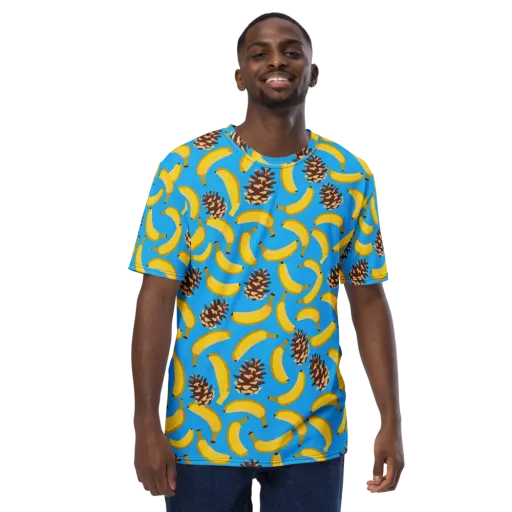 Tropic Timber on a Men's Crew Neck T-Shirt