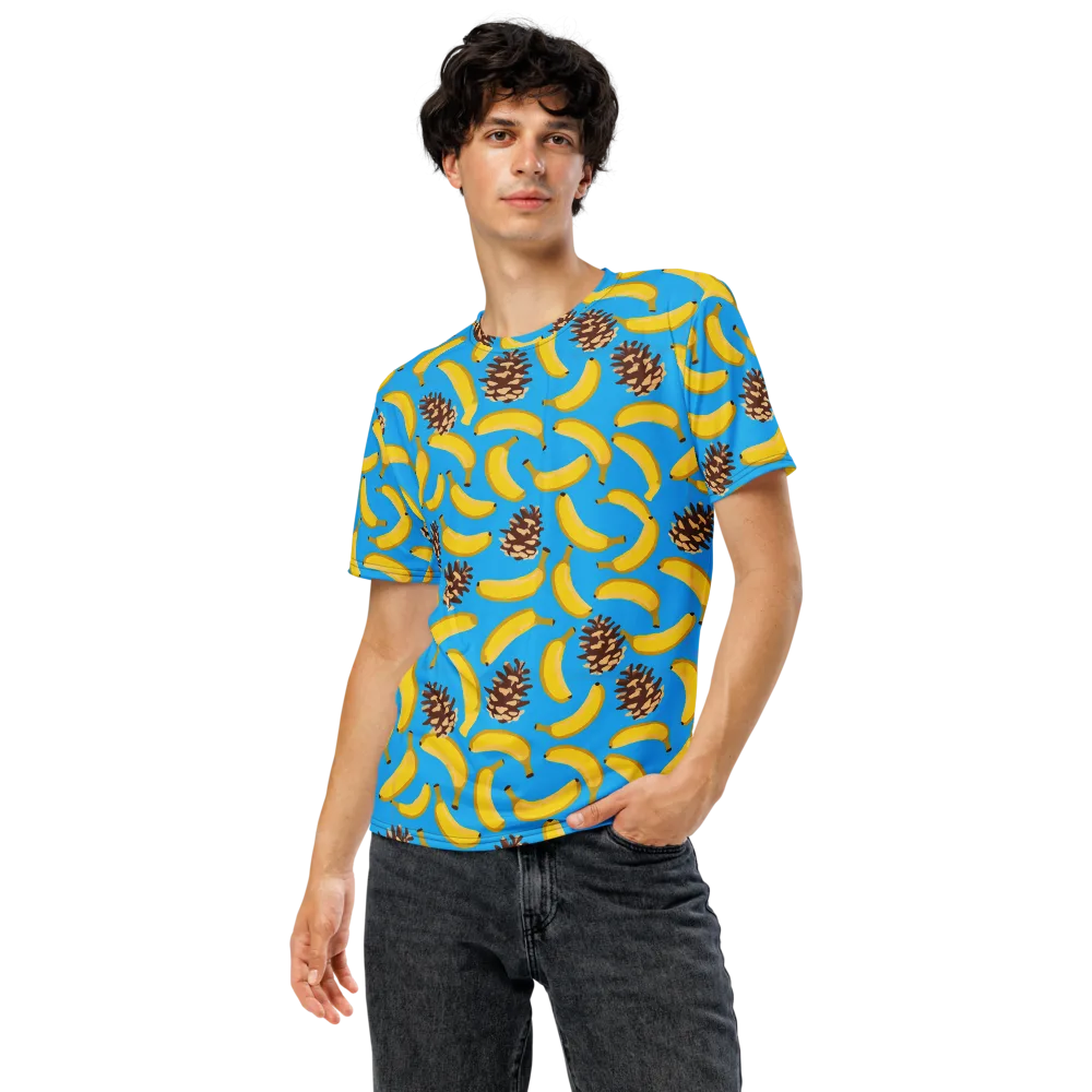 Tropic Timber on Men's Crew Neck T-Shirt — Front
