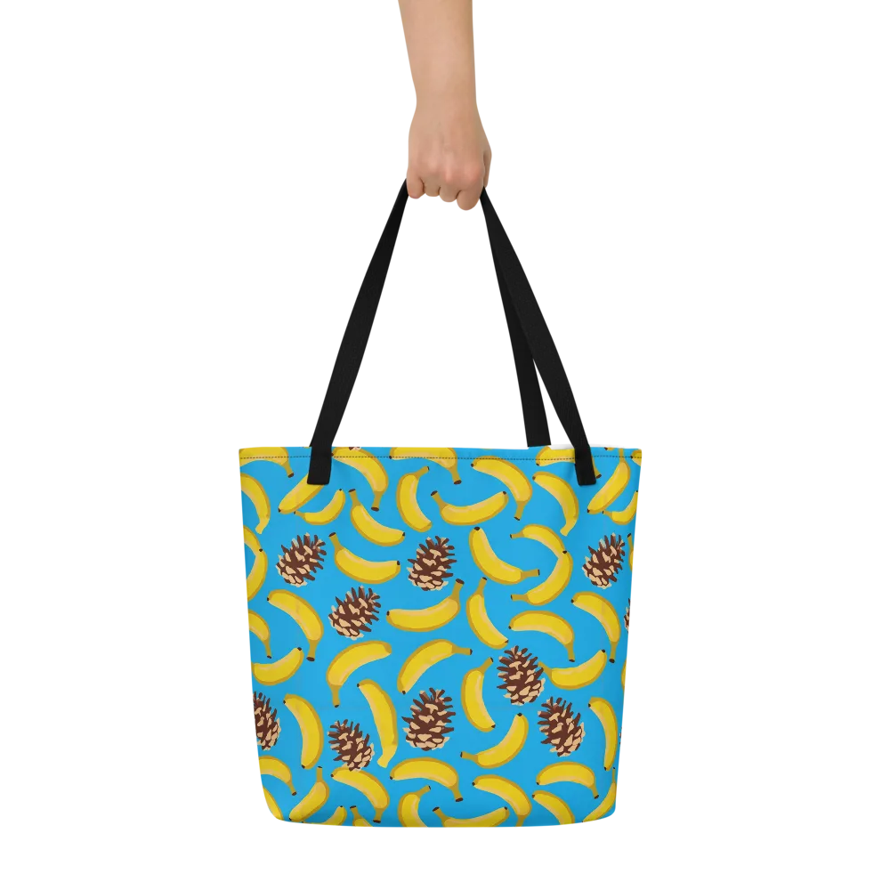 Tropic Timber on Large Tote Bag W/ Pocket — Front