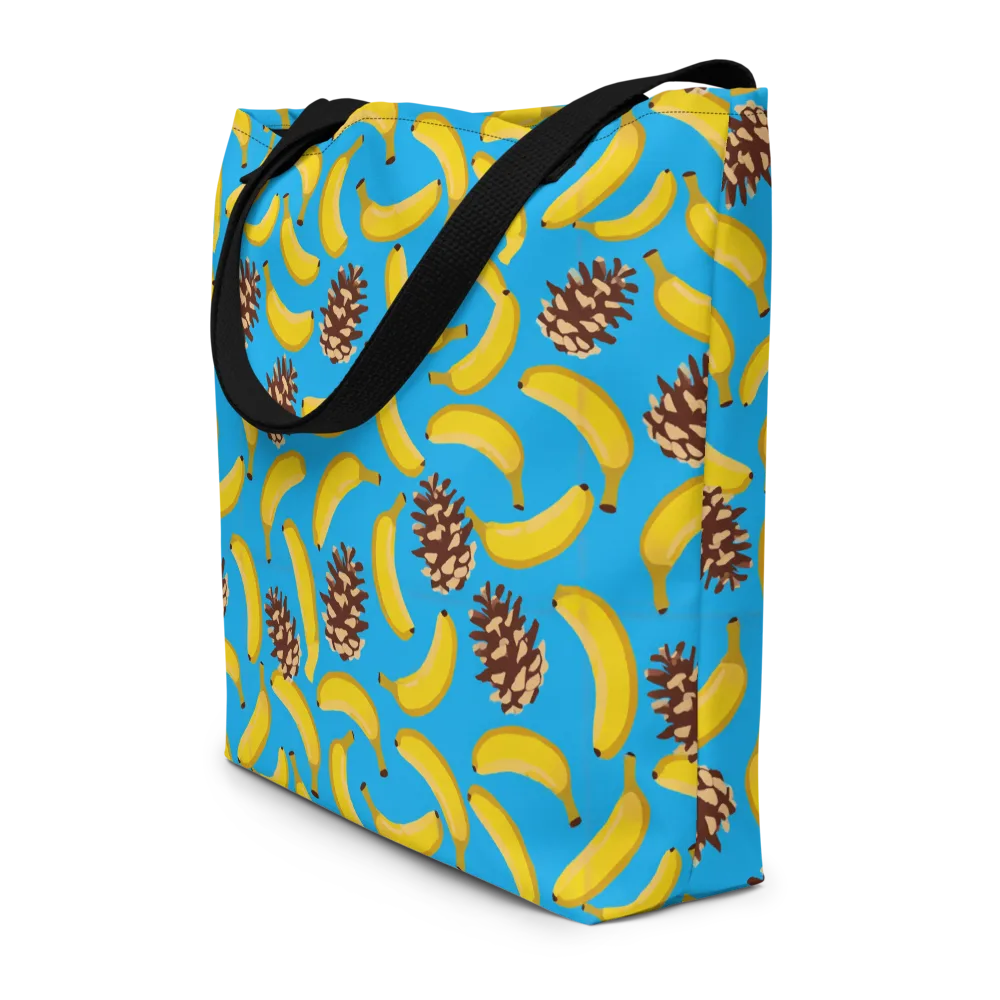 Tropic Timber on Large Tote Bag W/ Pocket — Front