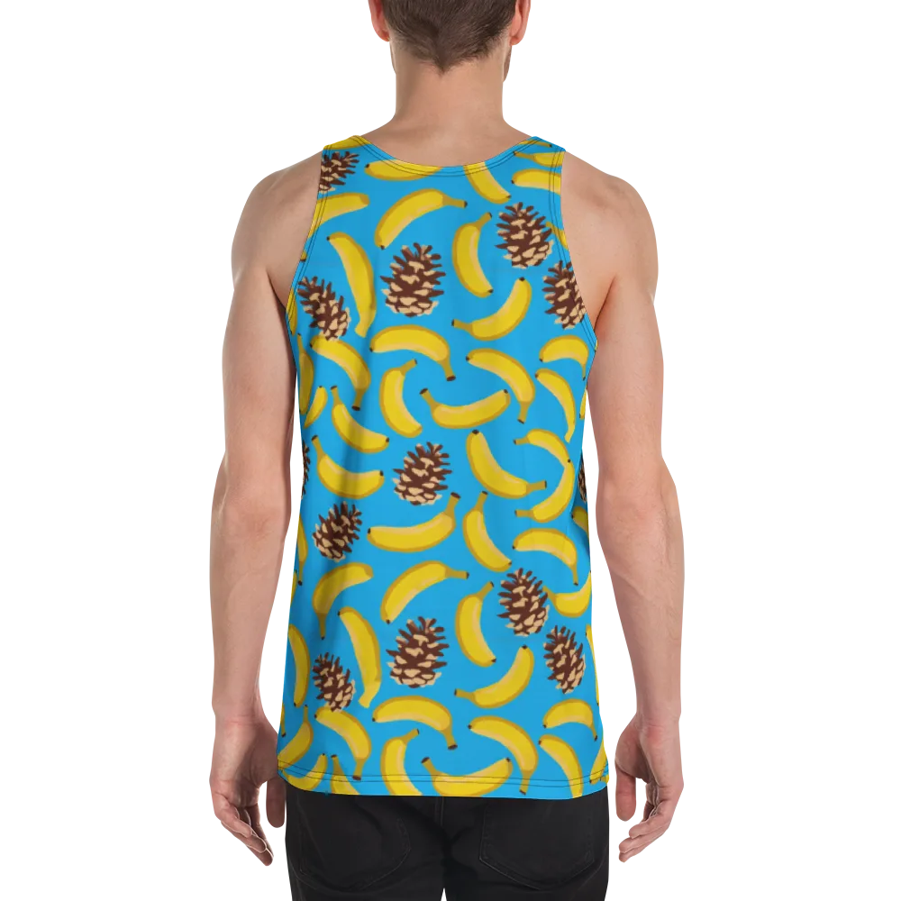 Tropic Timber on Men's Tank Top — Back