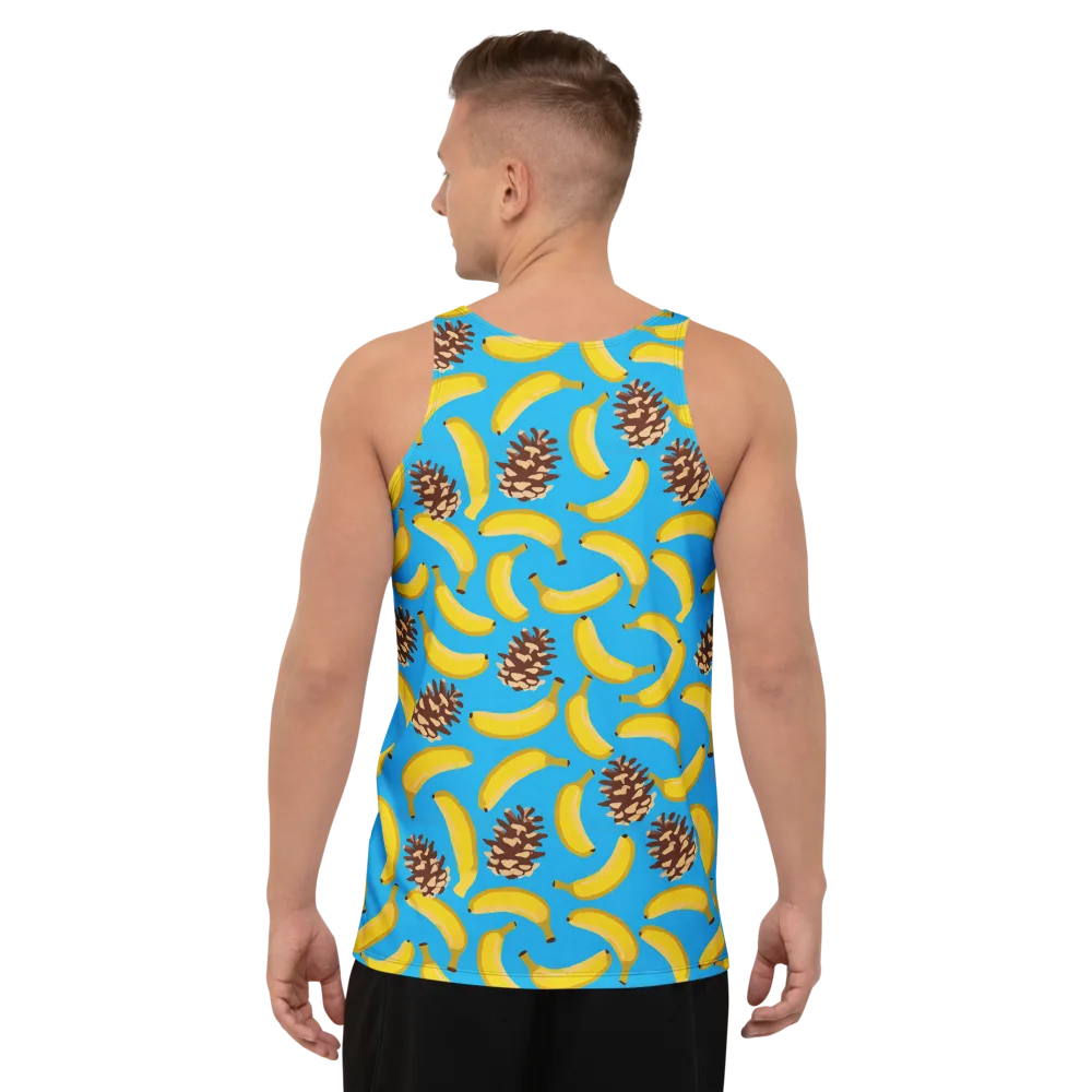 Tropic Timber on Men's Tank Top — Back