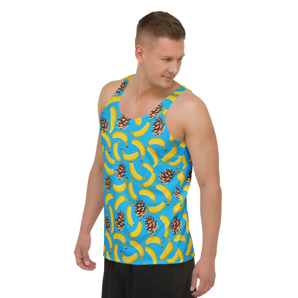 Tropic Timber on Men's Tank Top — Left Front