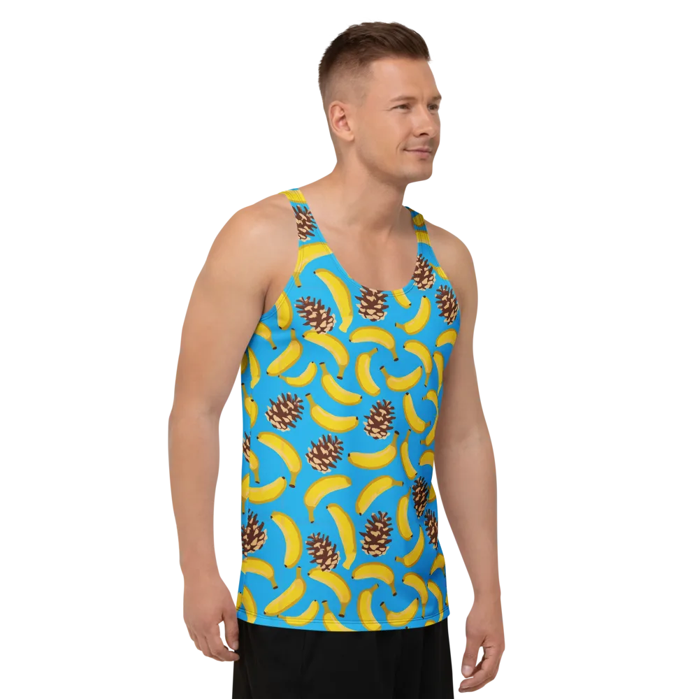 Tropic Timber on Men's Tank Top — Right Front