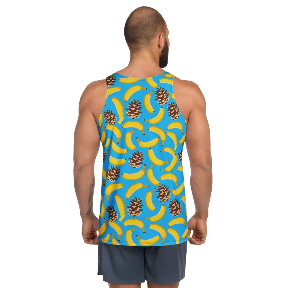 Tropic Timber on Men's Tank Top — Back