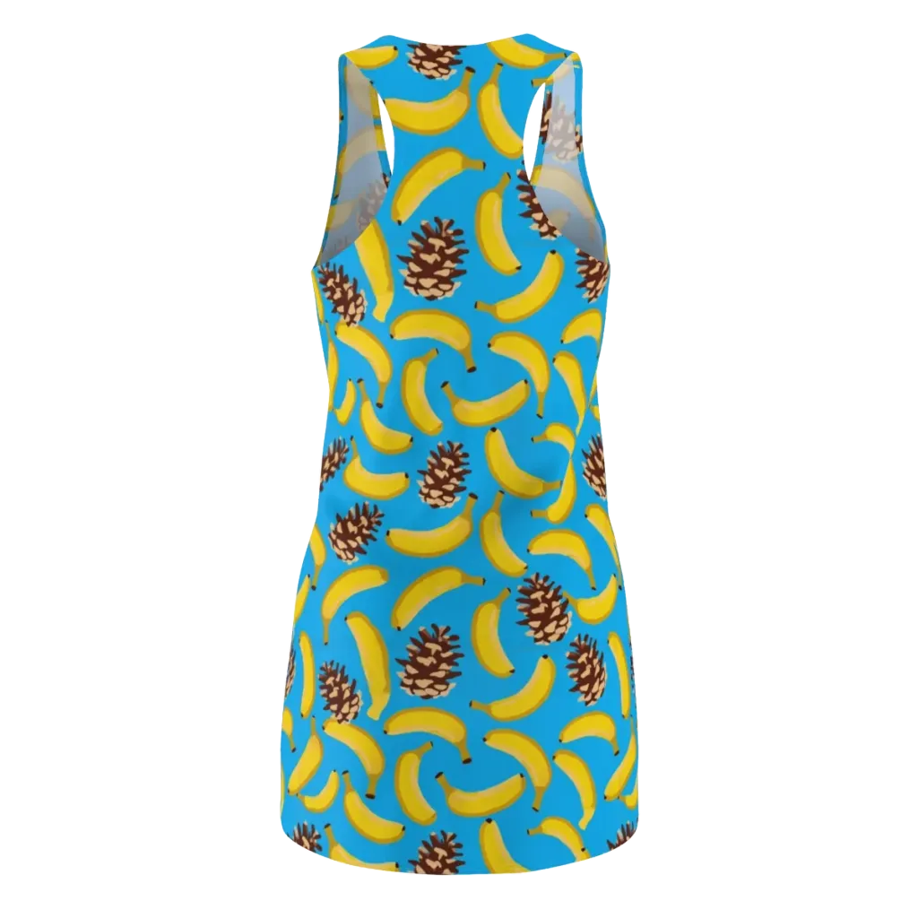 Tropic Timber on Racerback Dress — Back