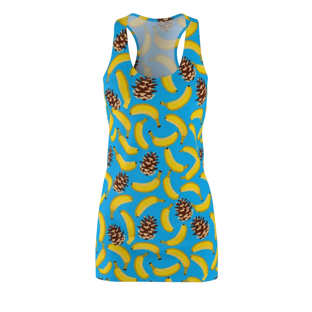 Tropic Timber on Racerback Dress — Front