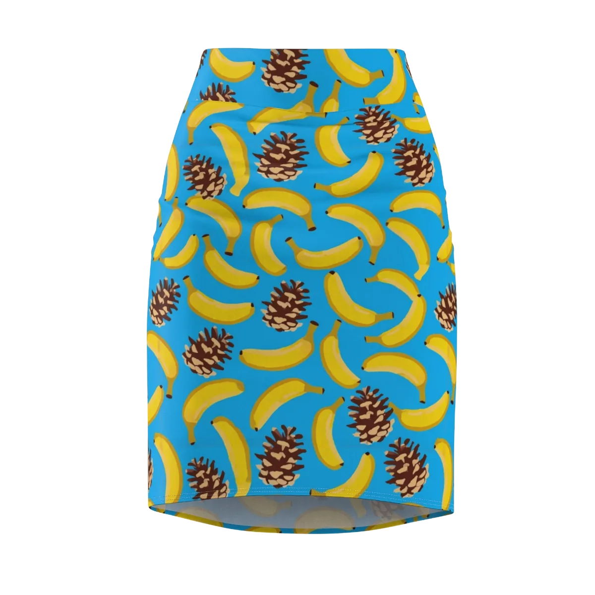 Tropic Timber on Pencil Skirt — Front