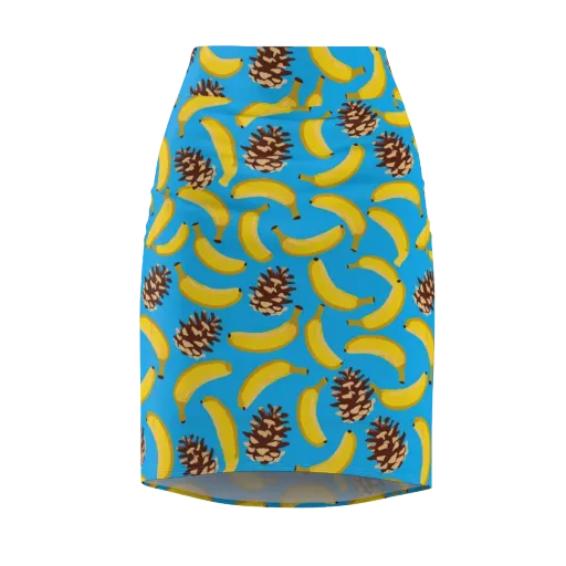 Tropic Timber on a Pencil Skirt